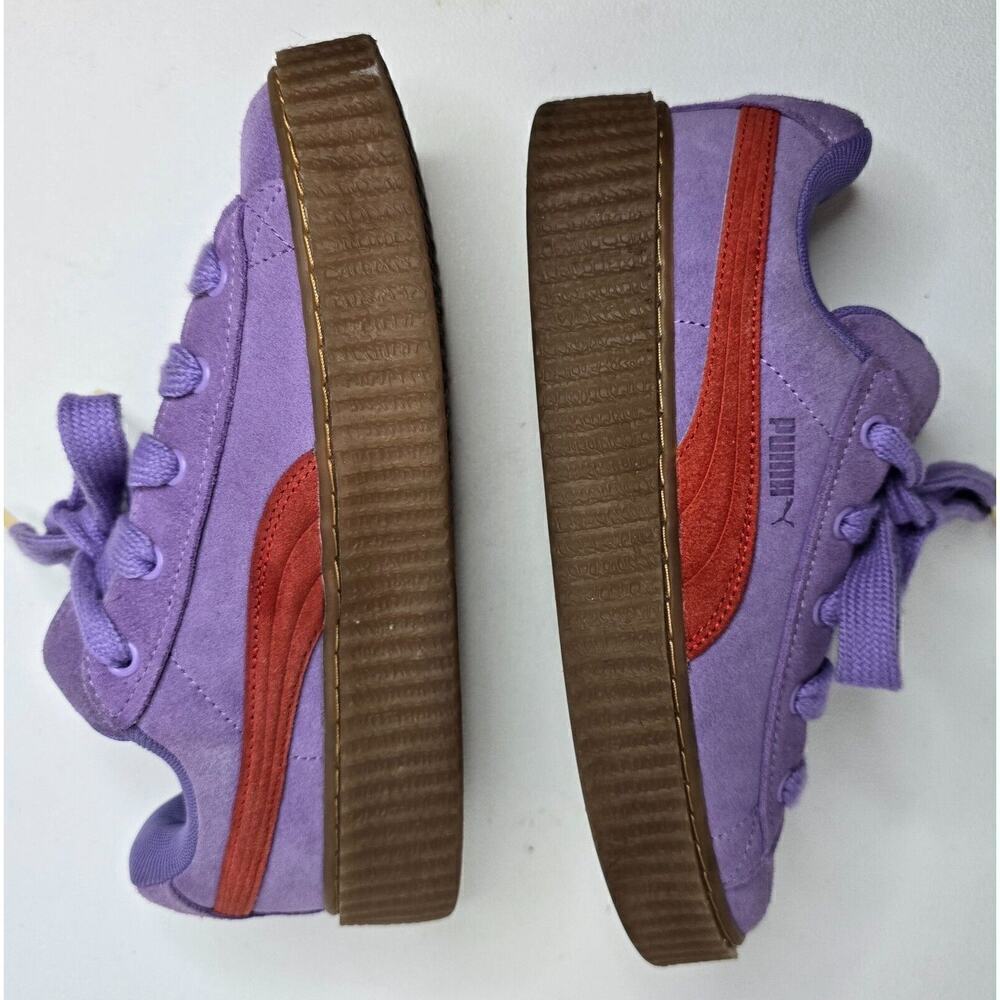Women's PUMA FENTY X Creeper Phatty Lavender Alert/Burnt Red Size 6 397587-03 - Picture 4 of 11